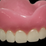 printed denture after polish
